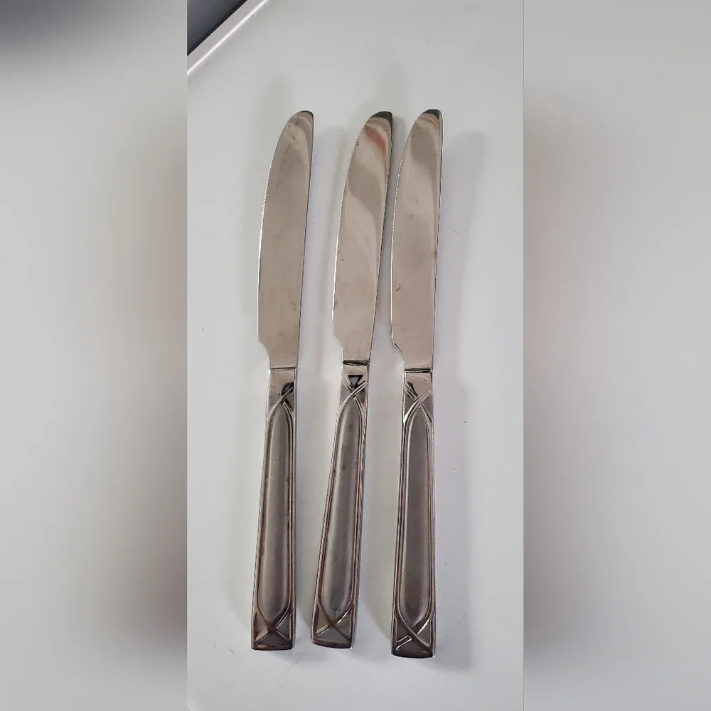 Cambridge Stainless‎ Crossroad Sand Pattern Dinner knives